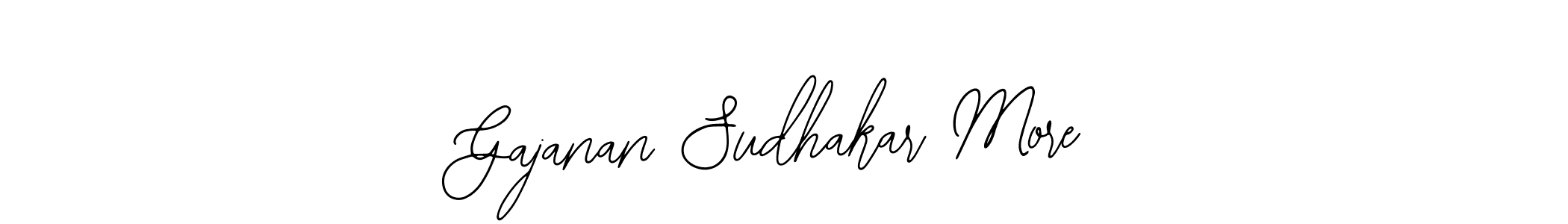 Use a signature maker to create a handwritten signature online. With this signature software, you can design (Bearetta-2O07w) your own signature for name Gajanan Sudhakar More. Gajanan Sudhakar More signature style 12 images and pictures png