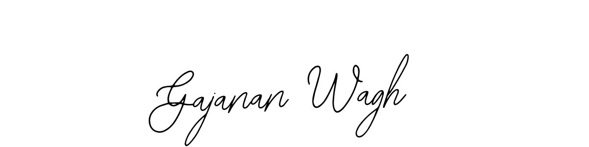 How to make Gajanan Wagh signature? Bearetta-2O07w is a professional autograph style. Create handwritten signature for Gajanan Wagh name. Gajanan Wagh signature style 12 images and pictures png