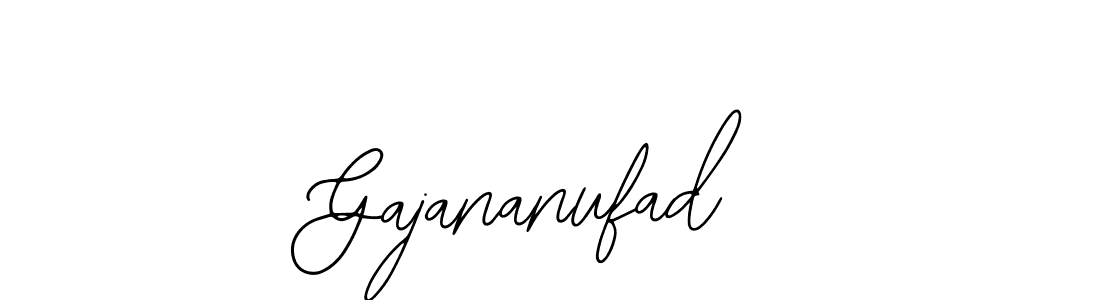 The best way (Bearetta-2O07w) to make a short signature is to pick only two or three words in your name. The name Gajananufad include a total of six letters. For converting this name. Gajananufad signature style 12 images and pictures png