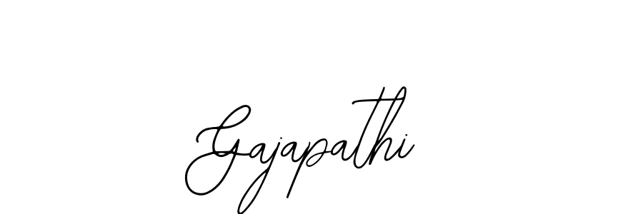 How to make Gajapathi name signature. Use Bearetta-2O07w style for creating short signs online. This is the latest handwritten sign. Gajapathi signature style 12 images and pictures png