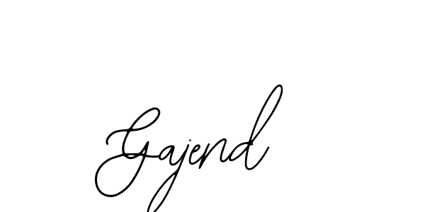 How to make Gajend signature? Bearetta-2O07w is a professional autograph style. Create handwritten signature for Gajend name. Gajend signature style 12 images and pictures png