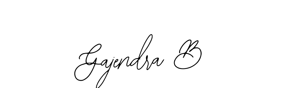 Create a beautiful signature design for name Gajendra B. With this signature (Bearetta-2O07w) fonts, you can make a handwritten signature for free. Gajendra B signature style 12 images and pictures png