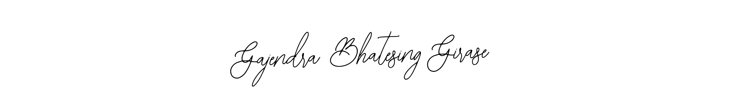 Make a beautiful signature design for name Gajendra Bhatesing Girase. Use this online signature maker to create a handwritten signature for free. Gajendra Bhatesing Girase signature style 12 images and pictures png