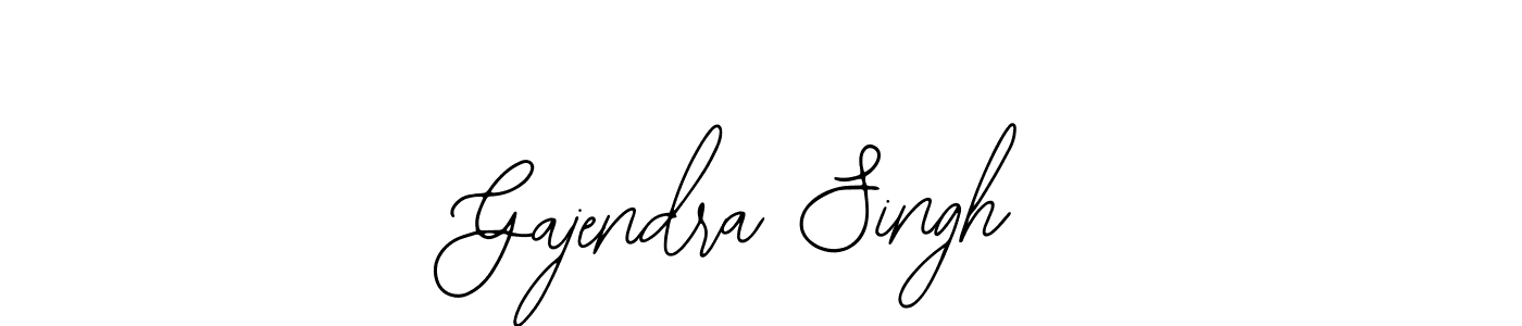 You should practise on your own different ways (Bearetta-2O07w) to write your name (Gajendra Singh) in signature. don't let someone else do it for you. Gajendra Singh signature style 12 images and pictures png