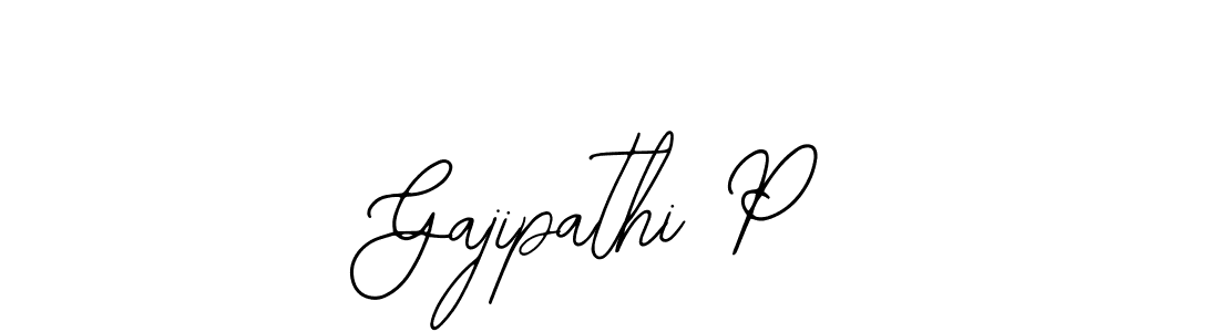 You should practise on your own different ways (Bearetta-2O07w) to write your name (Gajipathi P) in signature. don't let someone else do it for you. Gajipathi P signature style 12 images and pictures png