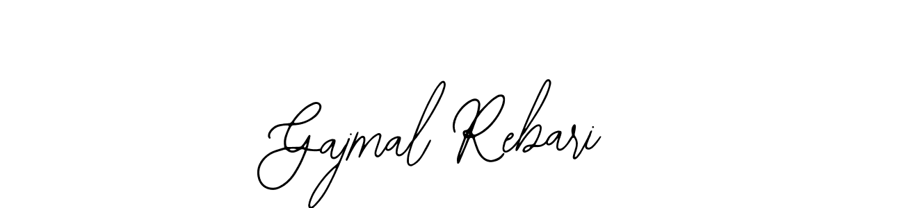 Gajmal Rebari stylish signature style. Best Handwritten Sign (Bearetta-2O07w) for my name. Handwritten Signature Collection Ideas for my name Gajmal Rebari. Gajmal Rebari signature style 12 images and pictures png