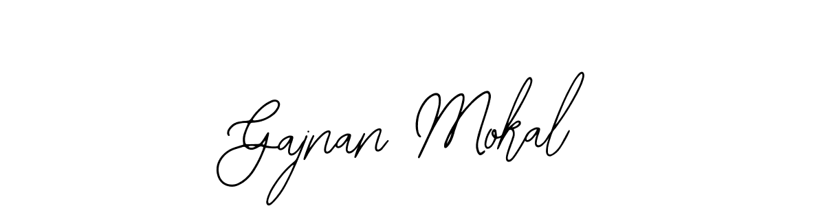 Check out images of Autograph of Gajnan Mokal name. Actor Gajnan Mokal Signature Style. Bearetta-2O07w is a professional sign style online. Gajnan Mokal signature style 12 images and pictures png