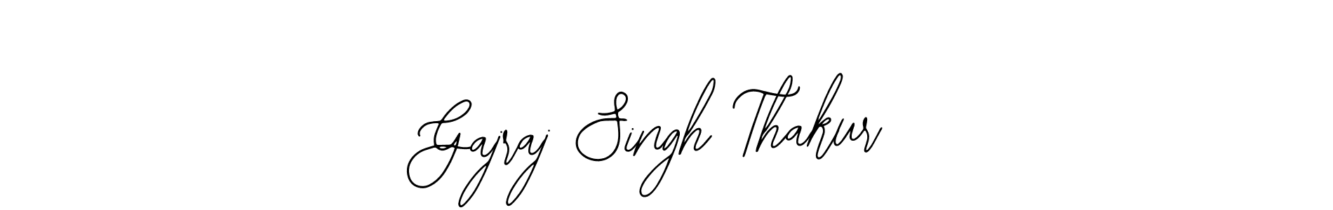 How to make Gajraj Singh Thakur name signature. Use Bearetta-2O07w style for creating short signs online. This is the latest handwritten sign. Gajraj Singh Thakur signature style 12 images and pictures png