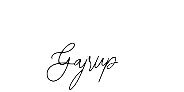 You should practise on your own different ways (Bearetta-2O07w) to write your name (Gajrup) in signature. don't let someone else do it for you. Gajrup signature style 12 images and pictures png