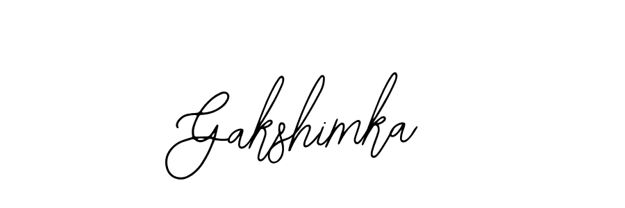 You should practise on your own different ways (Bearetta-2O07w) to write your name (Gakshimka) in signature. don't let someone else do it for you. Gakshimka signature style 12 images and pictures png