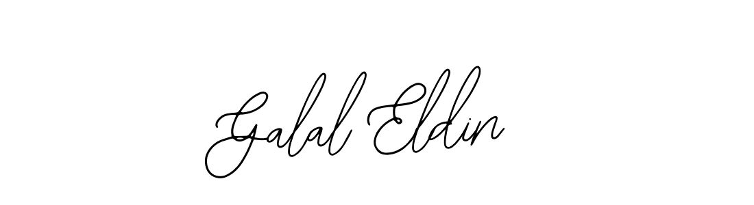 You should practise on your own different ways (Bearetta-2O07w) to write your name (Galal Eldin) in signature. don't let someone else do it for you. Galal Eldin signature style 12 images and pictures png