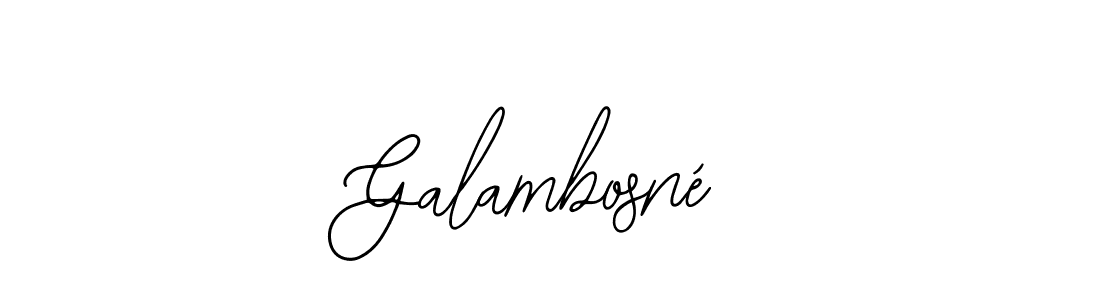 This is the best signature style for the Galambosné name. Also you like these signature font (Bearetta-2O07w). Mix name signature. Galambosné signature style 12 images and pictures png