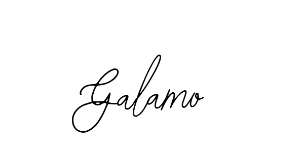 How to make Galamo signature? Bearetta-2O07w is a professional autograph style. Create handwritten signature for Galamo name. Galamo signature style 12 images and pictures png