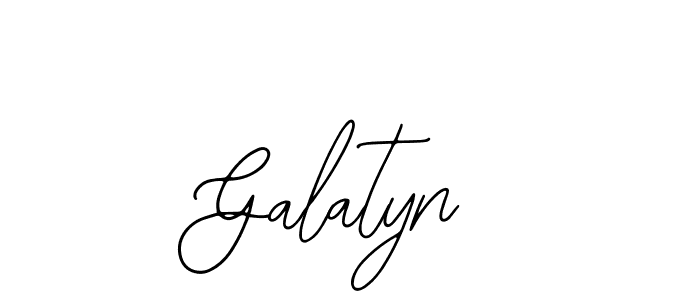 Make a beautiful signature design for name Galatyn. With this signature (Bearetta-2O07w) style, you can create a handwritten signature for free. Galatyn signature style 12 images and pictures png