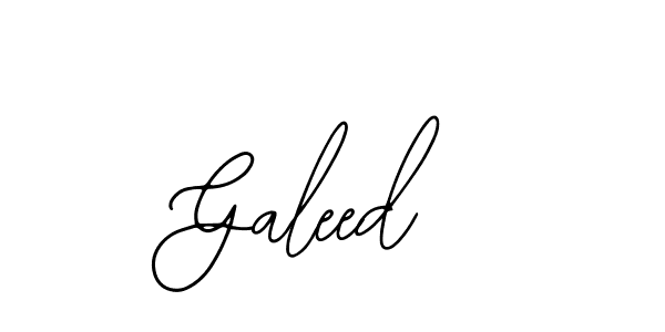 Design your own signature with our free online signature maker. With this signature software, you can create a handwritten (Bearetta-2O07w) signature for name Galeed. Galeed signature style 12 images and pictures png