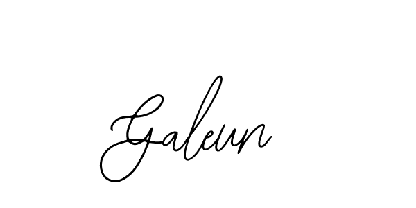 How to make Galeun name signature. Use Bearetta-2O07w style for creating short signs online. This is the latest handwritten sign. Galeun signature style 12 images and pictures png