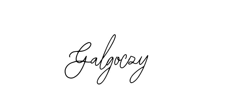 Design your own signature with our free online signature maker. With this signature software, you can create a handwritten (Bearetta-2O07w) signature for name Galgoczy. Galgoczy signature style 12 images and pictures png