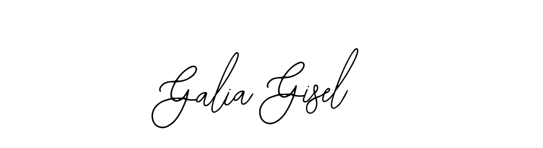 The best way (Bearetta-2O07w) to make a short signature is to pick only two or three words in your name. The name Galia Gisel include a total of six letters. For converting this name. Galia Gisel signature style 12 images and pictures png