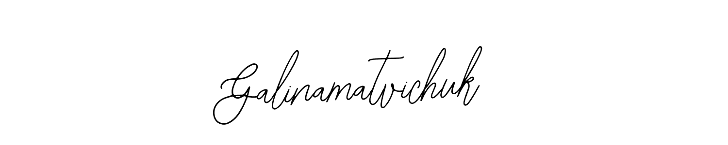 Use a signature maker to create a handwritten signature online. With this signature software, you can design (Bearetta-2O07w) your own signature for name Galinamatvichuk. Galinamatvichuk signature style 12 images and pictures png