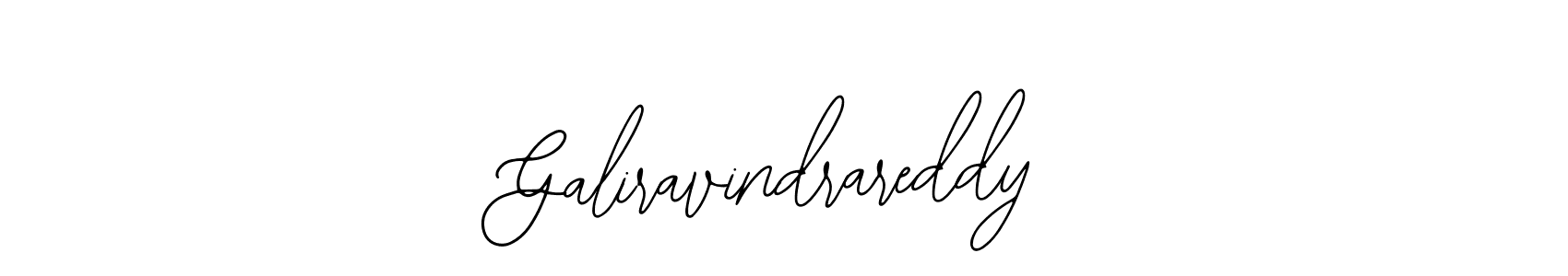 How to make Galiravindrareddy name signature. Use Bearetta-2O07w style for creating short signs online. This is the latest handwritten sign. Galiravindrareddy signature style 12 images and pictures png