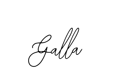 Design your own signature with our free online signature maker. With this signature software, you can create a handwritten (Bearetta-2O07w) signature for name Galla. Galla signature style 12 images and pictures png