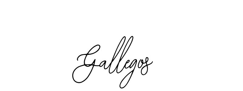 Design your own signature with our free online signature maker. With this signature software, you can create a handwritten (Bearetta-2O07w) signature for name Gallegos. Gallegos signature style 12 images and pictures png