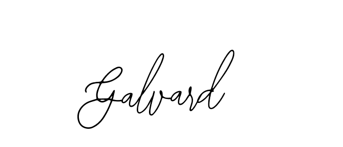 Galvard stylish signature style. Best Handwritten Sign (Bearetta-2O07w) for my name. Handwritten Signature Collection Ideas for my name Galvard. Galvard signature style 12 images and pictures png