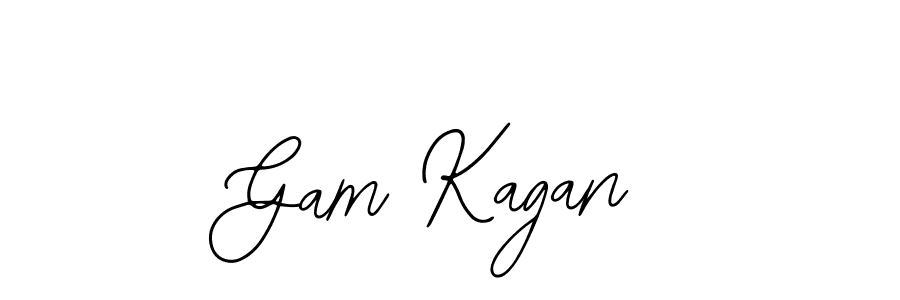 Make a beautiful signature design for name Gam Kagan. With this signature (Bearetta-2O07w) style, you can create a handwritten signature for free. Gam Kagan signature style 12 images and pictures png