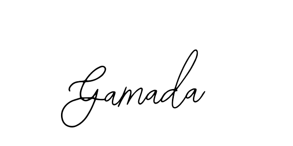The best way (Bearetta-2O07w) to make a short signature is to pick only two or three words in your name. The name Gamada include a total of six letters. For converting this name. Gamada signature style 12 images and pictures png