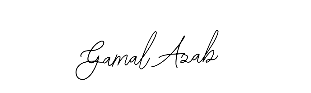 This is the best signature style for the Gamal Azab name. Also you like these signature font (Bearetta-2O07w). Mix name signature. Gamal Azab signature style 12 images and pictures png