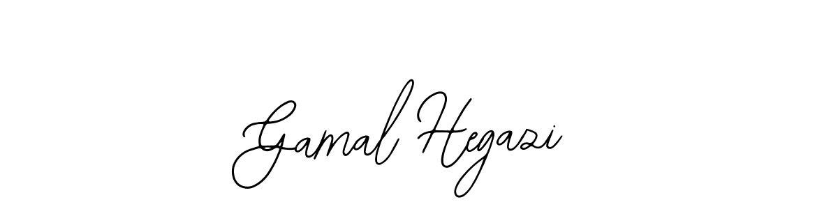 How to make Gamal Hegazi name signature. Use Bearetta-2O07w style for creating short signs online. This is the latest handwritten sign. Gamal Hegazi signature style 12 images and pictures png