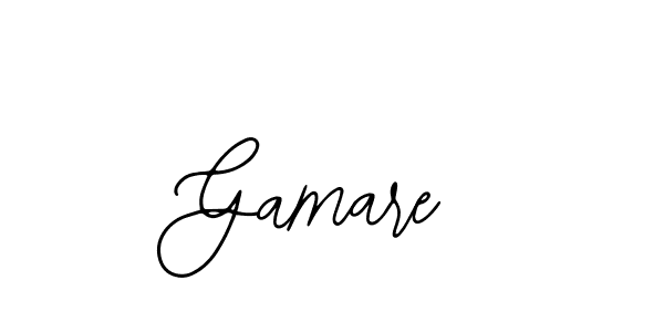 Gamare stylish signature style. Best Handwritten Sign (Bearetta-2O07w) for my name. Handwritten Signature Collection Ideas for my name Gamare. Gamare signature style 12 images and pictures png