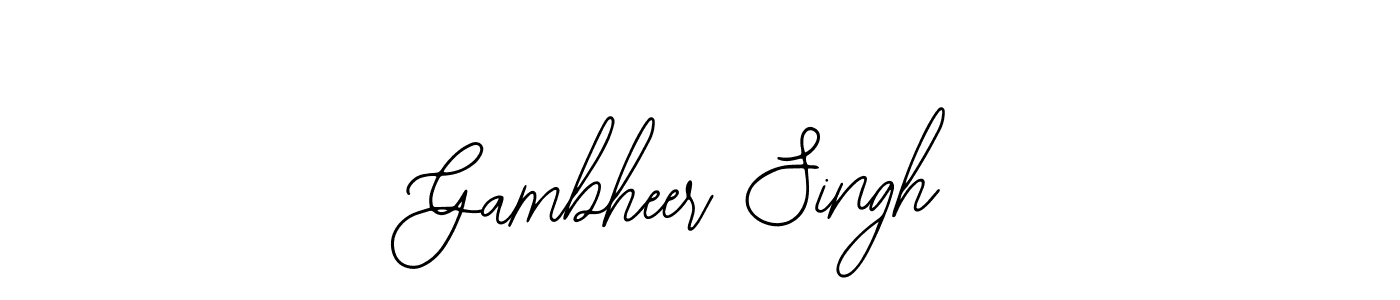 if you are searching for the best signature style for your name Gambheer Singh. so please give up your signature search. here we have designed multiple signature styles  using Bearetta-2O07w. Gambheer Singh signature style 12 images and pictures png