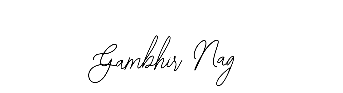 This is the best signature style for the Gambhir Nag name. Also you like these signature font (Bearetta-2O07w). Mix name signature. Gambhir Nag signature style 12 images and pictures png