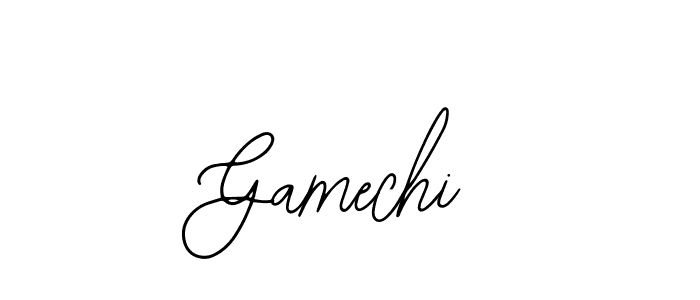 The best way (Bearetta-2O07w) to make a short signature is to pick only two or three words in your name. The name Gamechi include a total of six letters. For converting this name. Gamechi signature style 12 images and pictures png