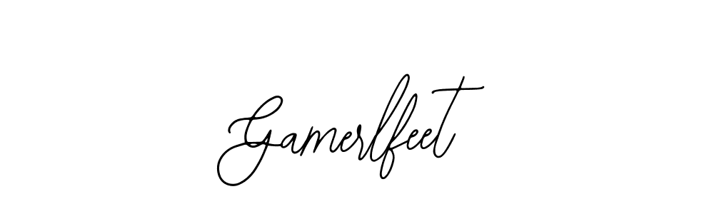 The best way (Bearetta-2O07w) to make a short signature is to pick only two or three words in your name. The name Gamerlfeet include a total of six letters. For converting this name. Gamerlfeet signature style 12 images and pictures png