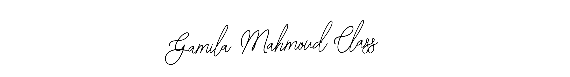 Gamila Mahmoud Class 5 stylish signature style. Best Handwritten Sign (Bearetta-2O07w) for my name. Handwritten Signature Collection Ideas for my name Gamila Mahmoud Class 5. Gamila Mahmoud Class 5 signature style 12 images and pictures png