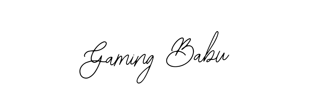 The best way (Bearetta-2O07w) to make a short signature is to pick only two or three words in your name. The name Gaming Babu include a total of six letters. For converting this name. Gaming Babu signature style 12 images and pictures png