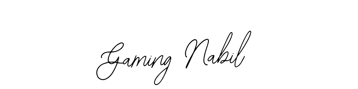 You can use this online signature creator to create a handwritten signature for the name Gaming Nabil. This is the best online autograph maker. Gaming Nabil signature style 12 images and pictures png
