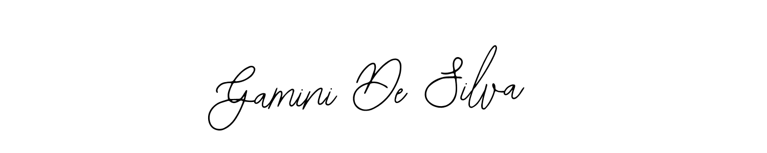 if you are searching for the best signature style for your name Gamini De Silva. so please give up your signature search. here we have designed multiple signature styles  using Bearetta-2O07w. Gamini De Silva signature style 12 images and pictures png