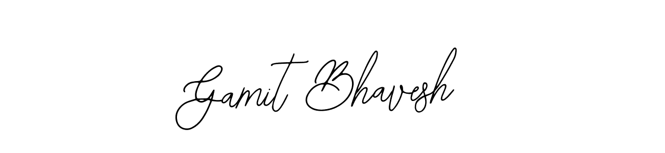 Make a beautiful signature design for name Gamit Bhavesh. With this signature (Bearetta-2O07w) style, you can create a handwritten signature for free. Gamit Bhavesh signature style 12 images and pictures png