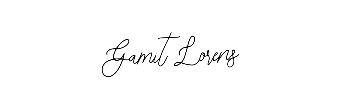 Create a beautiful signature design for name Gamit Lorens. With this signature (Bearetta-2O07w) fonts, you can make a handwritten signature for free. Gamit Lorens signature style 12 images and pictures png