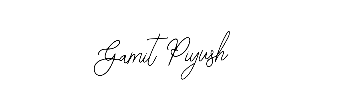 See photos of Gamit Piyush official signature by Spectra . Check more albums & portfolios. Read reviews & check more about Bearetta-2O07w font. Gamit Piyush signature style 12 images and pictures png