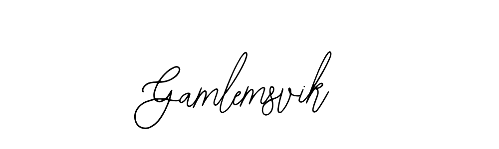 Check out images of Autograph of Gamlemsvik name. Actor Gamlemsvik Signature Style. Bearetta-2O07w is a professional sign style online. Gamlemsvik signature style 12 images and pictures png