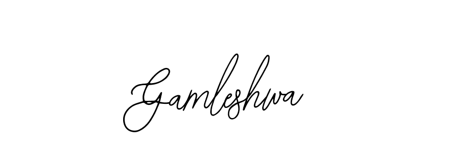 Make a beautiful signature design for name Gamleshwa. With this signature (Bearetta-2O07w) style, you can create a handwritten signature for free. Gamleshwa signature style 12 images and pictures png