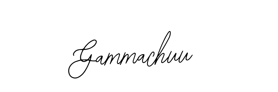 Design your own signature with our free online signature maker. With this signature software, you can create a handwritten (Bearetta-2O07w) signature for name Gammachuu. Gammachuu signature style 12 images and pictures png