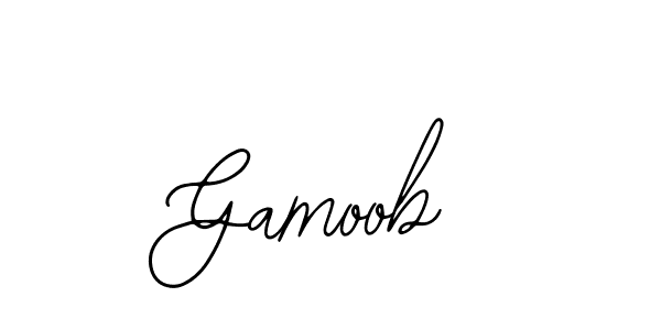 Gamoob stylish signature style. Best Handwritten Sign (Bearetta-2O07w) for my name. Handwritten Signature Collection Ideas for my name Gamoob. Gamoob signature style 12 images and pictures png