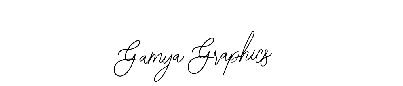 It looks lik you need a new signature style for name Gamya Graphics. Design unique handwritten (Bearetta-2O07w) signature with our free signature maker in just a few clicks. Gamya Graphics signature style 12 images and pictures png