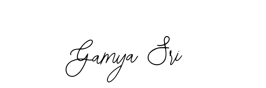 Create a beautiful signature design for name Gamya Sri. With this signature (Bearetta-2O07w) fonts, you can make a handwritten signature for free. Gamya Sri signature style 12 images and pictures png