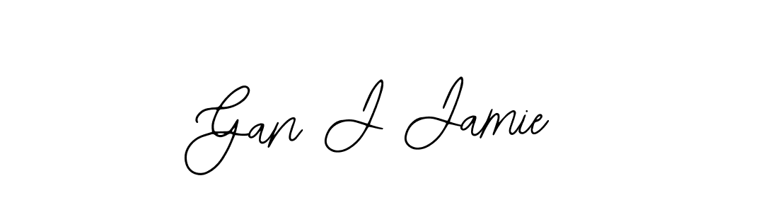 Gan J Jamie stylish signature style. Best Handwritten Sign (Bearetta-2O07w) for my name. Handwritten Signature Collection Ideas for my name Gan J Jamie. Gan J Jamie signature style 12 images and pictures png